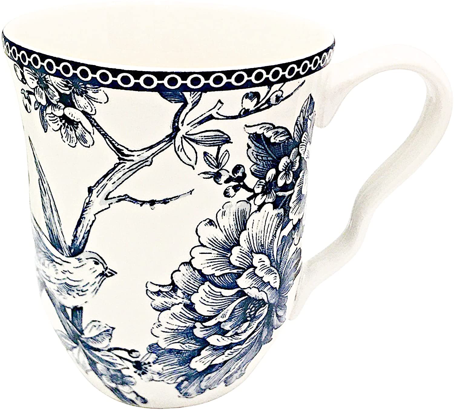 Amazon.com | 222 Fifth Fine Dinnerware Adelaide Blue French Toile